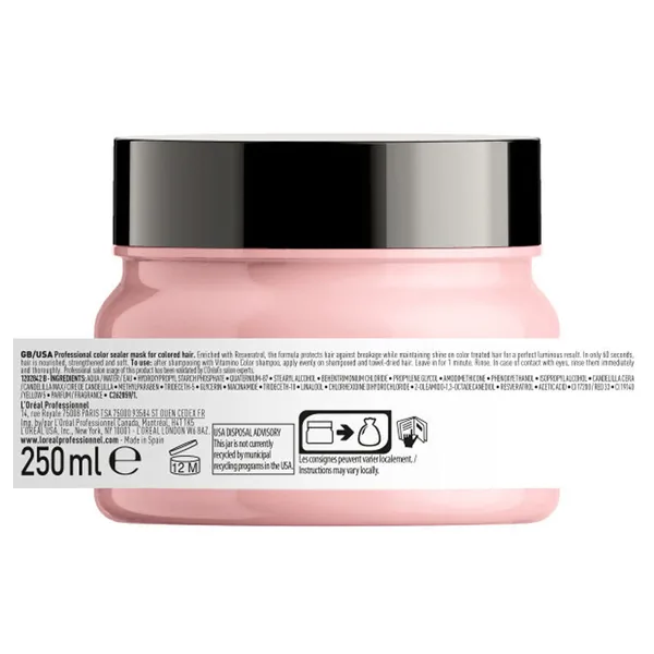 Loreal Professionnel Vitamino Color for Colored Hair Color Protecting Mask 250 ml 3