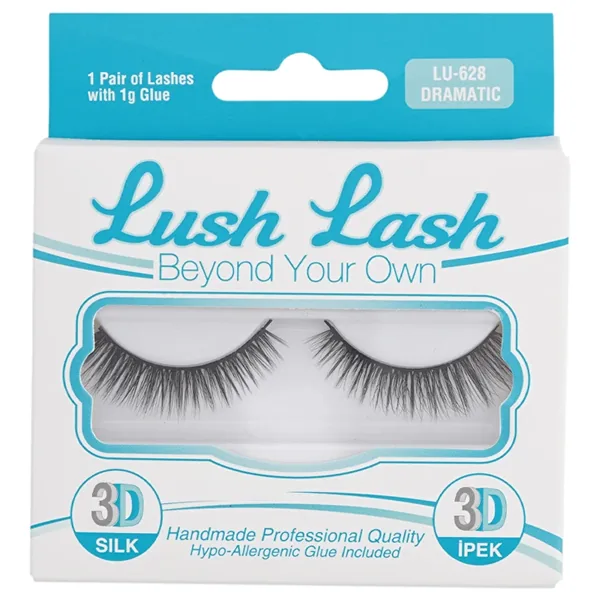 Lush Lash Silk Eyelash 3D Dramatic Lu - 628 2