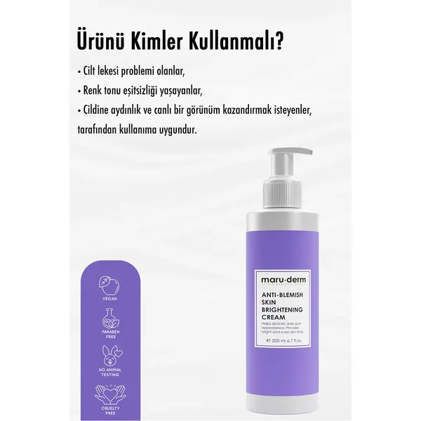 Réduisez les taches, unifiez le teint avec Maruderm Crème 6