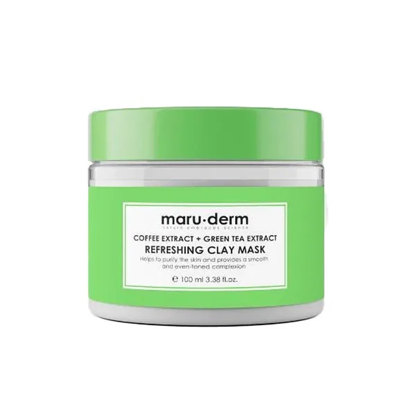 Maruderm Coffee Extract + Green Tea Extract Refreshing Clay Mask 100 ML
