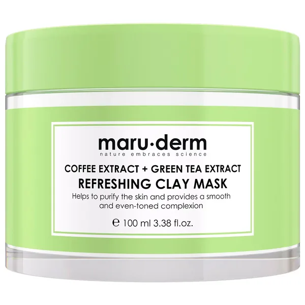 Maruderm Coffee Extract + Green Tea Extract Refreshing Clay Mask 100 ML 3