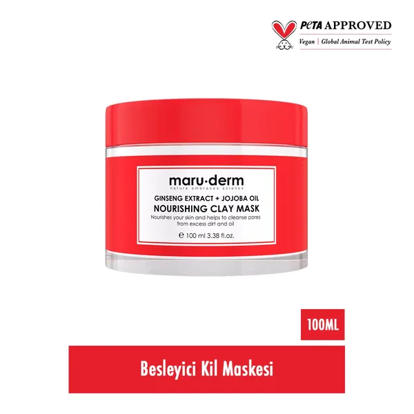 Maruderm Ginseng Extract and Jojoba Oil Clay Mask 100 ml 4