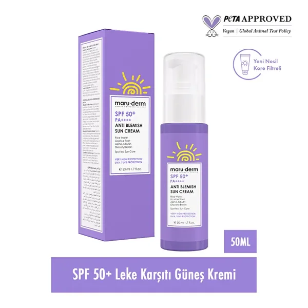 احمِ بشرتك وقلل البقع مع واقي الشمس ماروديرم SPF50+ 5
