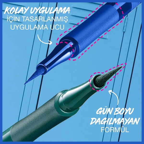 Maybelline Hyper Precise All Day Liquid Liner 730 - Jungle Green 6