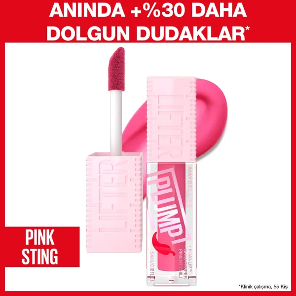 Блеск для губ Maybelline Lifter Plump 003 Pink Sting 5,4 мл 6