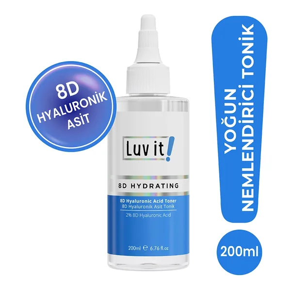 Luv it 8D Hydrating Hyaluronic Acid Toner 200 ml 2