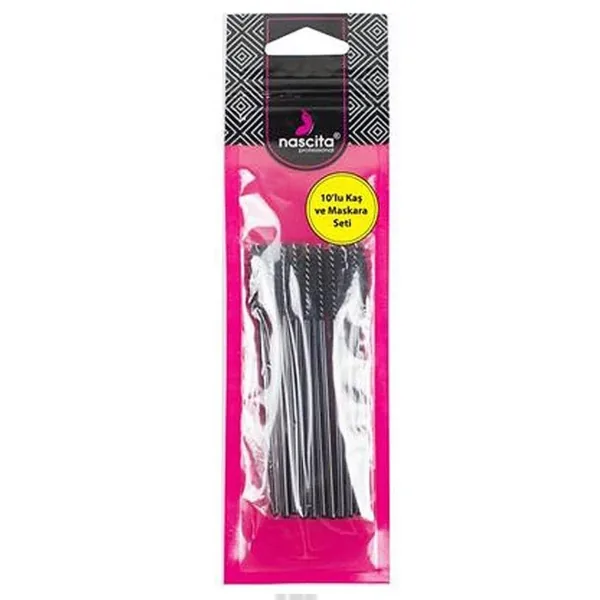Nascita 10-piece Eyebrow and Mascara Brush Set