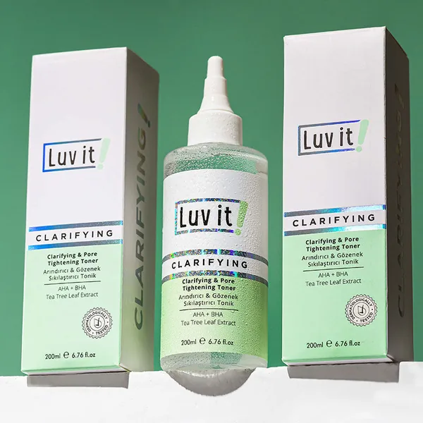 Poren verfeinern, Haut klären: Luv it Tonic für strahlende H 2