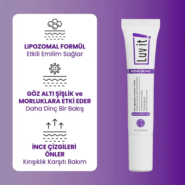 Luv it Renewing Anti Aging Eye Contour Cream 15 ml 3