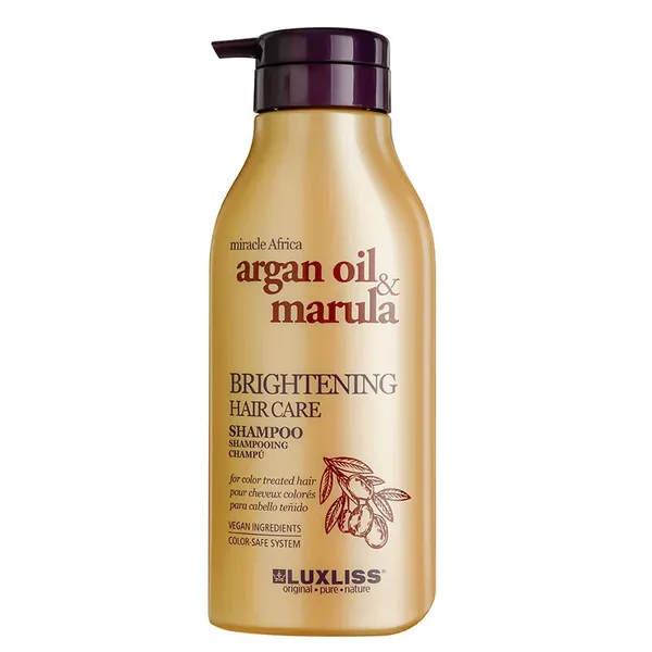 Luxliss Argan Oil Marula Brightening Hair Care Shampoo 500 ml 2