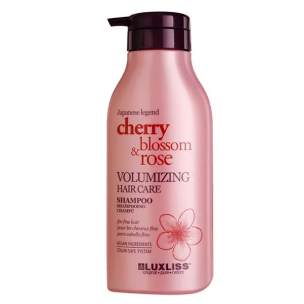 Luxliss Cherry Blossom Rose Volumizing Hair Care Shampoo 500 ml 2