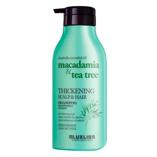 Luxliss Thickening Macadamia Tea Tree Thickening Scalp- Hair Shampoo 500 ml 2
