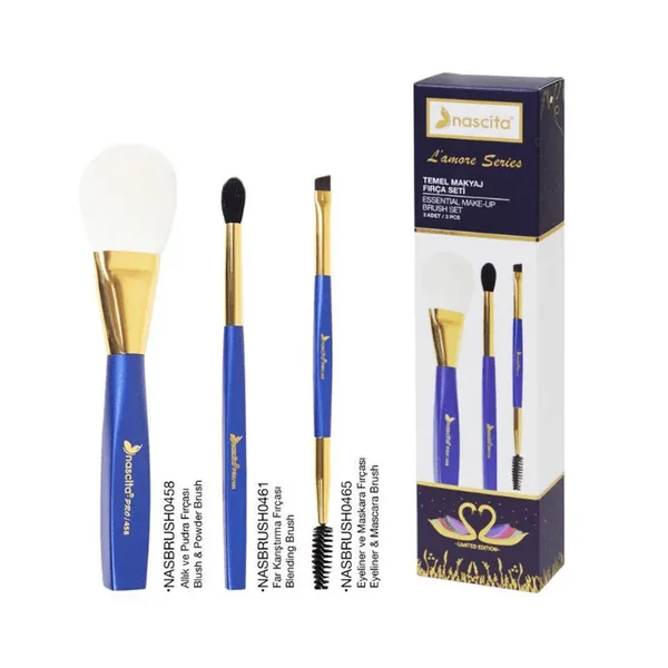 Obtenez un look impeccable avec le Set Pinceaux Nascita Lamo 2