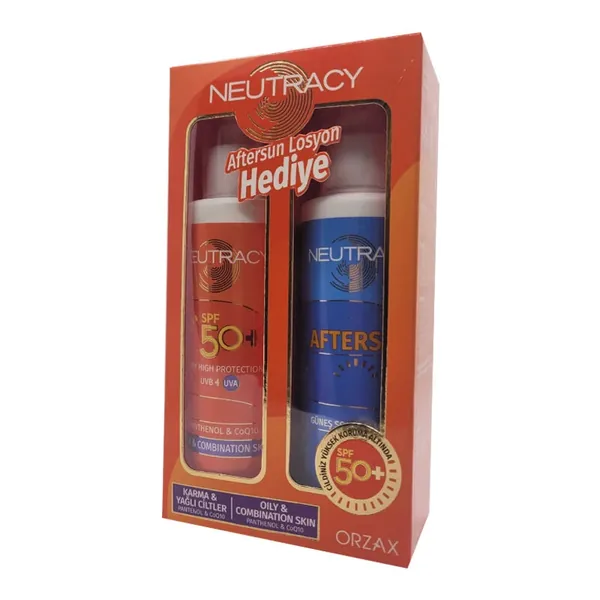 Neutracy For Combination and Oily Skin SPF50+ Sunscreen Cream 70 ml + Aftersun FREE