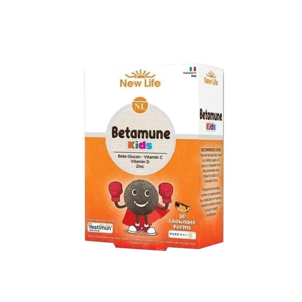 New Life Betamune Kids 30 Chewable Tablets