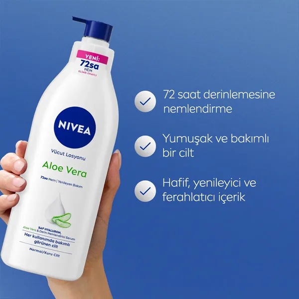 Nivea Aloe Vera Beruhigende Körperlotion 400ml 2