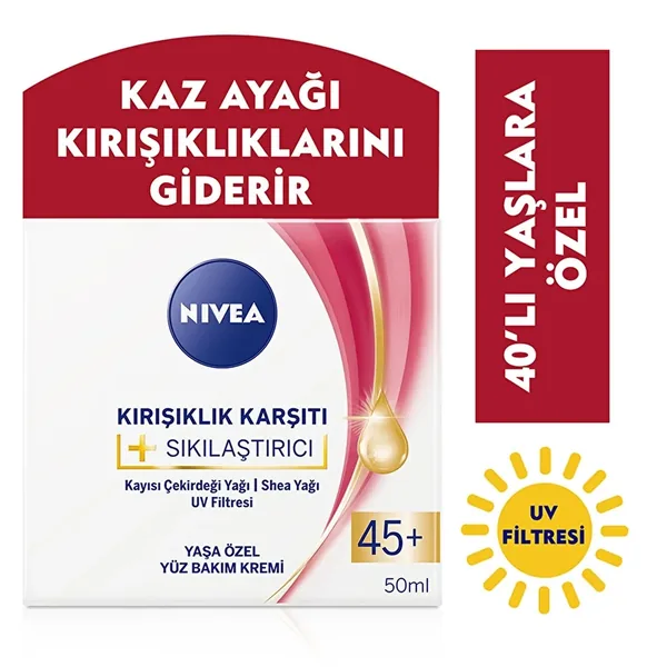 Nivea Anti-Wrinkle 45+ Face Care Cream 50 ml 4