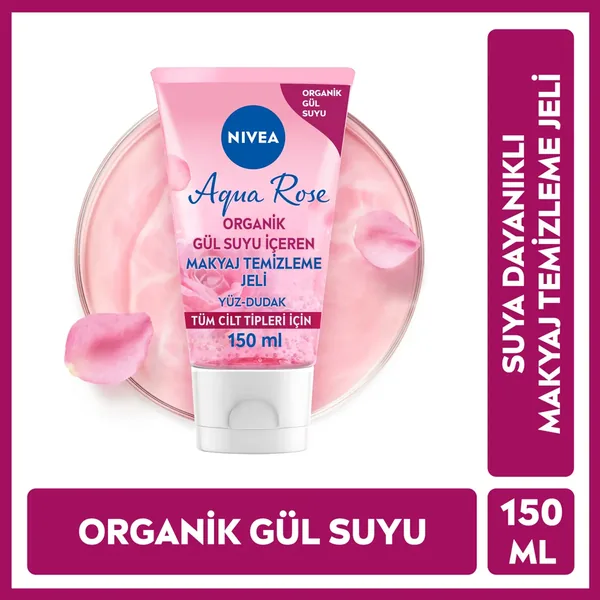 Nivea Aqua Rose Makyaj Temizleme Jeli 150 ml 6