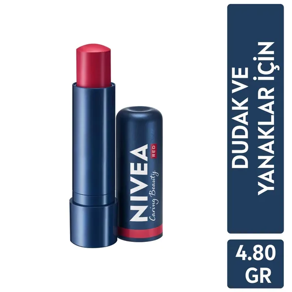 Nivea SPF30 Red Tinted Sunscreen Lip Balm 4.8 gr