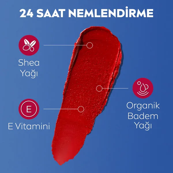 Nivea SPF30 Red Tinted Sunscreen Lip Balm 4.8 gr 6