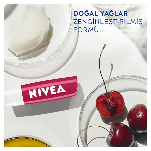 Nivea Cherry Flavored Lip Balm 4.8 gr 4