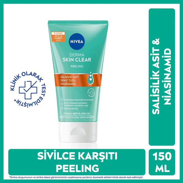 Nivea Derma Skin Clear Peeling 150 ml