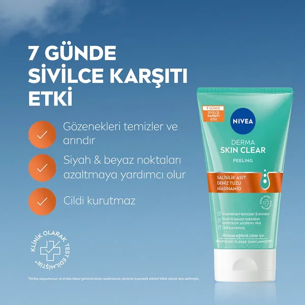 Nivea Derma Skin Clear Peeling 150 ml 5