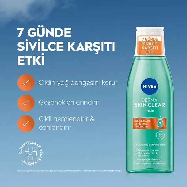 Nivea Derma Skin Clear Salisilik Asit Tonik 200 ml