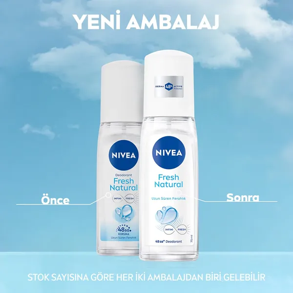 Nivea Fresh Natural Pump Sprey 75ml 3