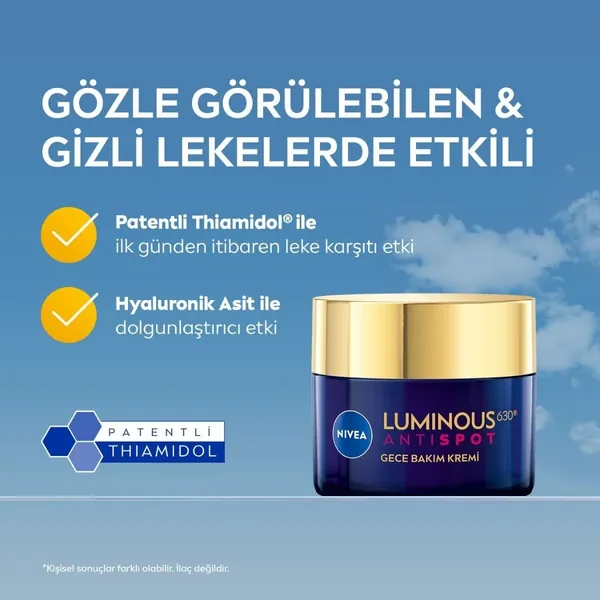 Nivea Luminous 630 Anti-Dark Spot Night Cream 50 ml 5
