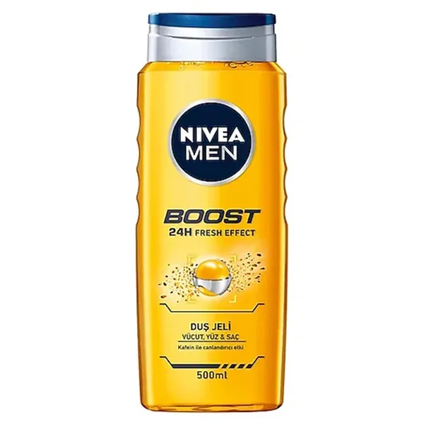 NIVEA جل الاستحمام نيفيا للرجال بوست 24 ساعة بتأثير منعش 500 مل