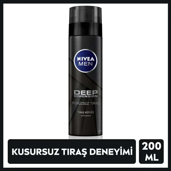 Nivea Men Deep Dimension Smooth Shaving Foam 200 ml 2