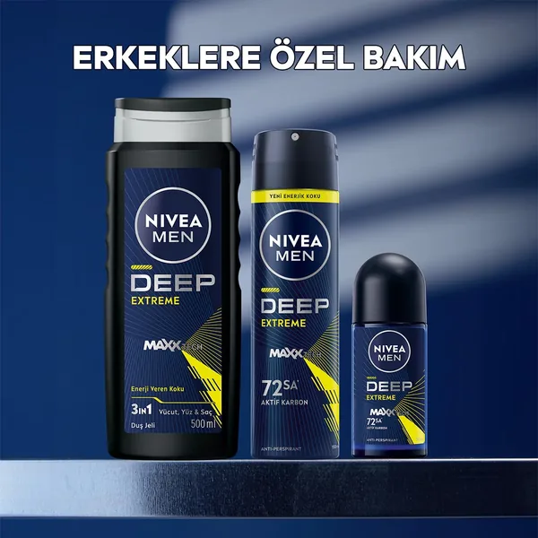 Nivea Men Deep Extreme Roll On 50 ml 4