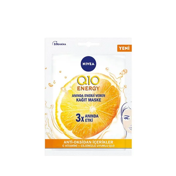 Nivea Q10 Energie Revitalisierende Papiermaske - 1 Stück
