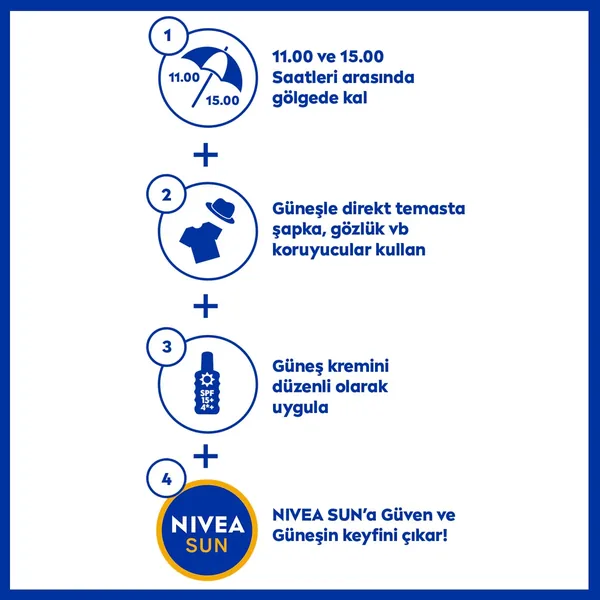 Nivea Sun SPF50 High Sun Protection Body Spray 200 ml 6