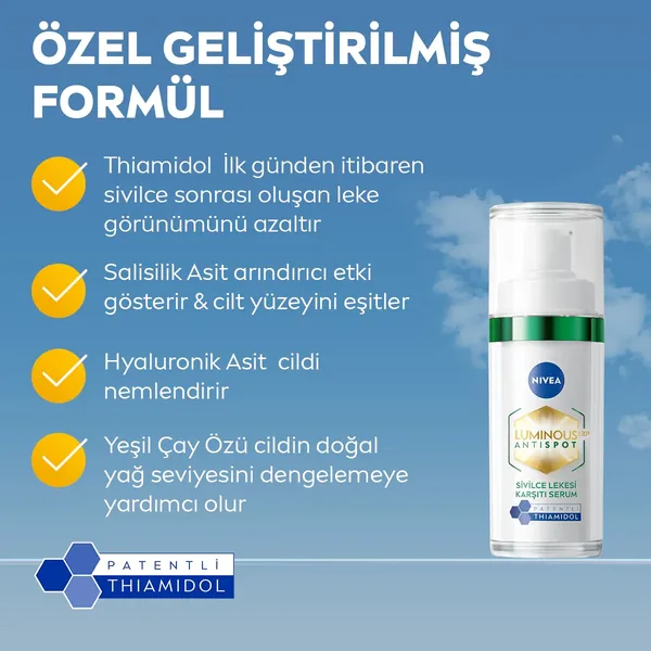 NIVEA سيروم نيفيا فيزاج لومينوس 630 المضاد للبقع 30 مل 6