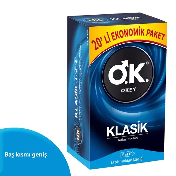 Okey Klasik Prezervatif 20li 4