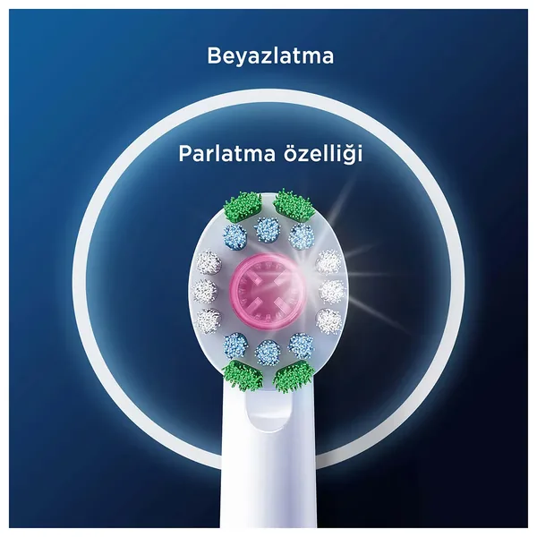 Oral-b White Toothbrush Replacement Head 2 pcs 5