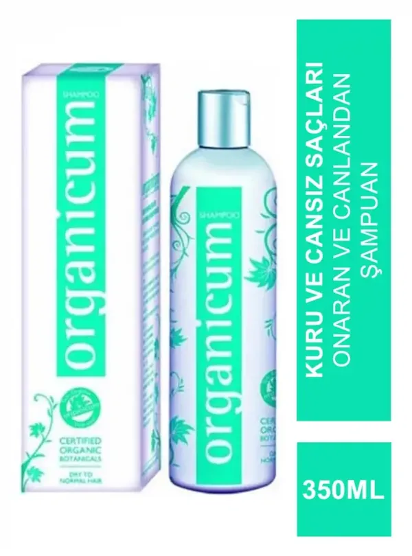 Шампунь Organicum органический гидрозольный для сухих и нормальных волос 350 мл 2