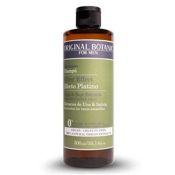 Original Botanic Silver Color Protecting Vegan Shampoo for Men 300 ml