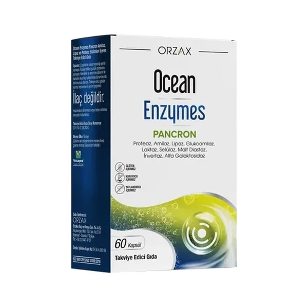 Orzax Ocean Enzymes Pacron 60 Capsules