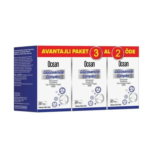 Ocean Glucosamine Complex 60 Tablets - Buy 3 Pay 2