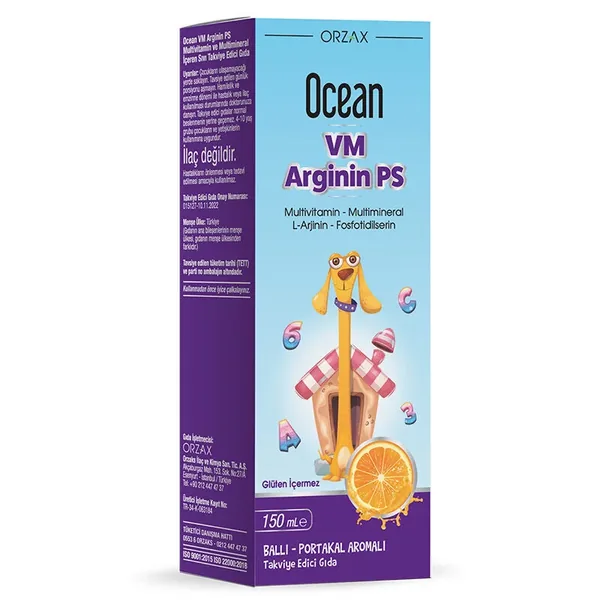 Orzax Ocean VM Arginin PS Food Supplement 150 ml