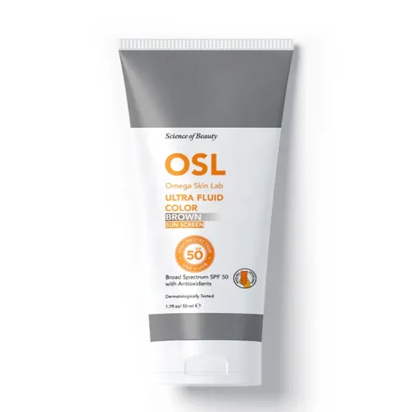 Osl - Omega Skin Lab Ultra Fluide Color Spf50+ Sun Protection Cream 50 ml -Brown 2