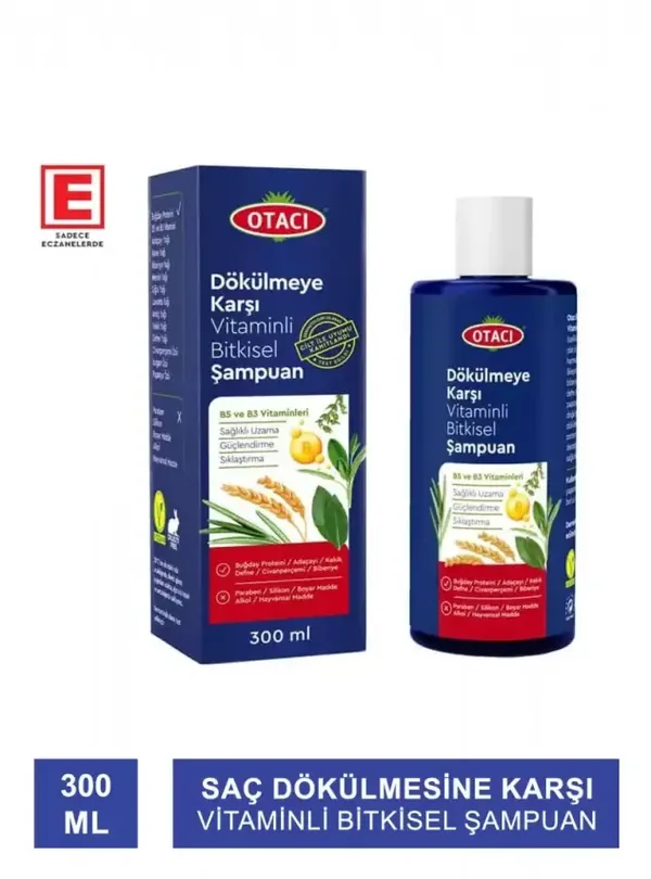 Otacı Herbal Anti-Hair Loss Vitamined Shampoo 300 ml 2