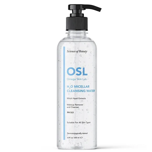 Omega Skin Lab H2O Micellar Makeup and Face Cleansing Water 200 ml