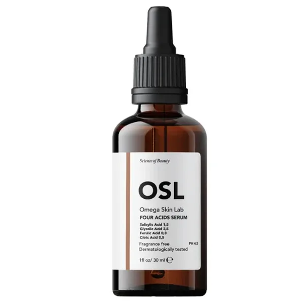 وازني بشرتكِ وأشرقي: سيروم Osl Omega Skin Lab Four Acids
