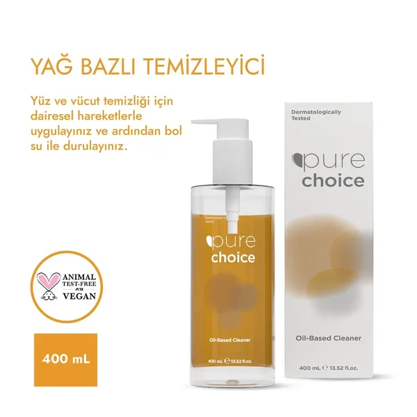 Pure Choice Face and Body Cleansing Oil 400 ml 5