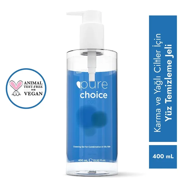 Pure Choice Combination and Oily Skin Face Cleansing Gel 400 ml 6
