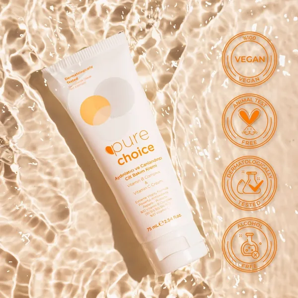 Révélez l'Éclat: Crème Pure Choice Vitamine C & B Complex 3